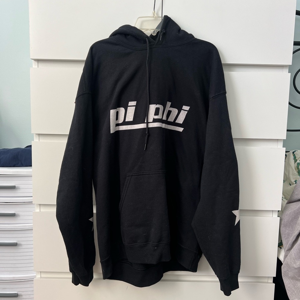 Pi phi black star hoodie